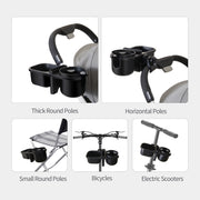 Baby Stroller Parent Cup Holders 3 in 1