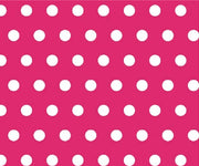 SheetWorld Fitted Crib Sheet - 100% Cotton Woven - Polka Dots Hot - Snuggle Bunny Baby
